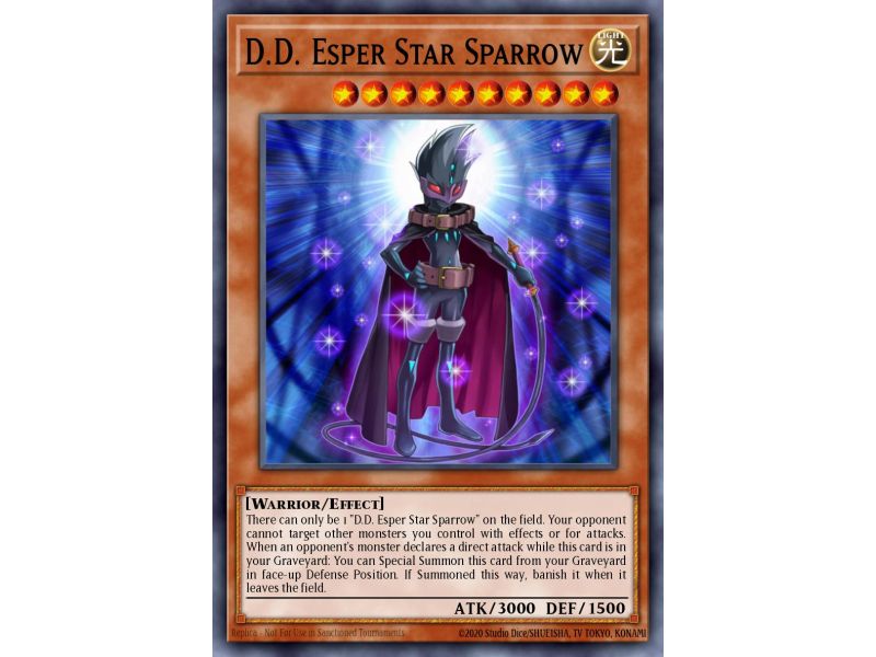 D.D. Esper Star Sparrow (Duel Terminal Rare Parallel Rare)