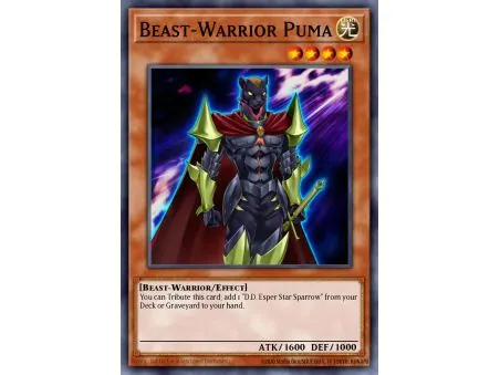 Beast-Warrior Puma (Duel Terminal Normal Parallel Rare)