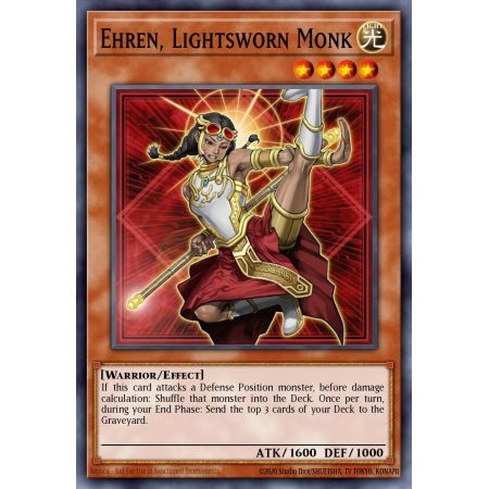 Ehren, Lightsworn Monk (Duel Terminal Normal Parallel Rare)