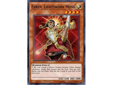 Ehren, Lightsworn Monk (Duel Terminal Normal Parallel Rare)