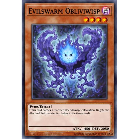 Evilswarm Obliviwisp (Duel Terminal Normal Parallel Rare)
