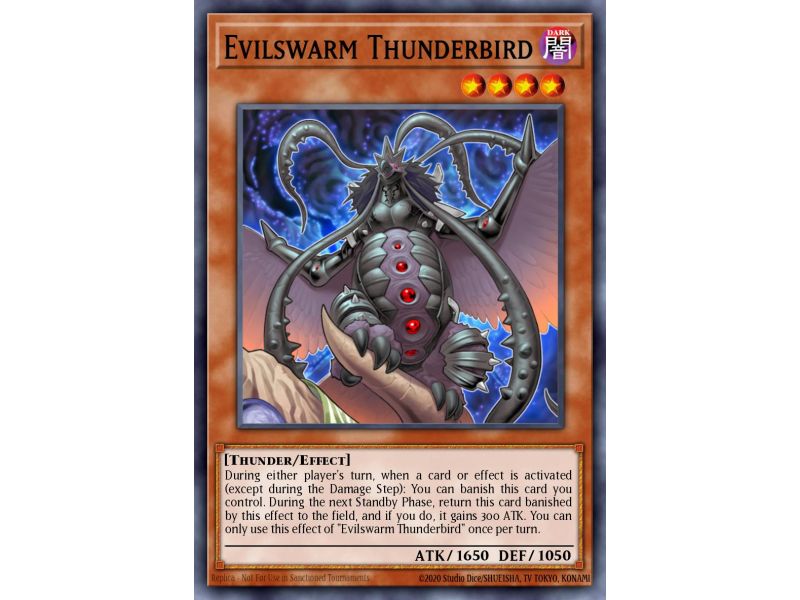 Evilswarm Thunderbird (Duel Terminal Normal Parallel Rare)
