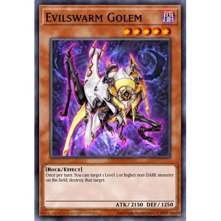 Evilswarm Golem (Duel Terminal Rare Parallel Rare)