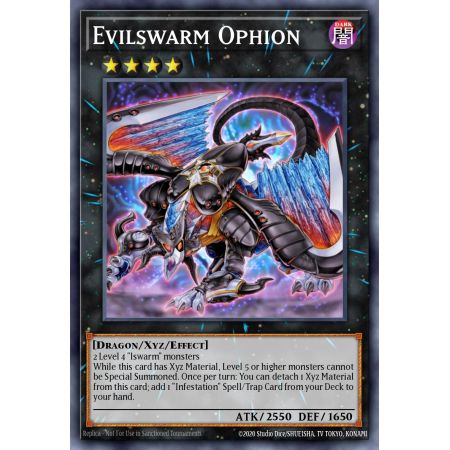 Evilswarm Ophion (Duel Terminal Super Parallel Rare)