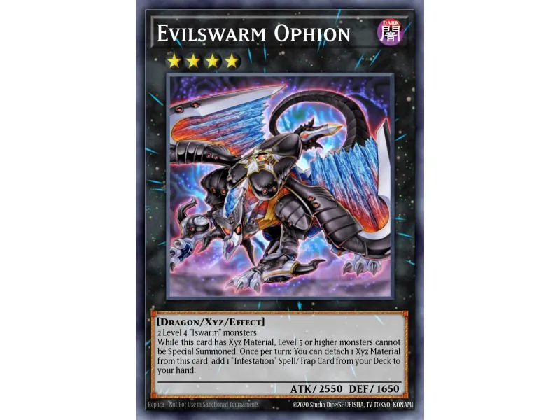Evilswarm Ophion (Duel Terminal Super Parallel Rare)