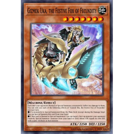 Gizmek Uka, the Festive Fox of Fecundity (Common)