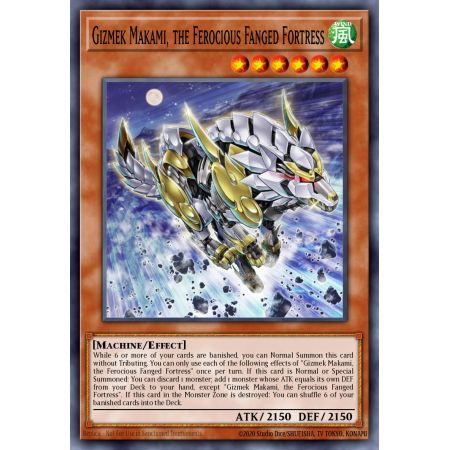 Gizmek Makami, the Ferocious Fanged Fortress (Common)