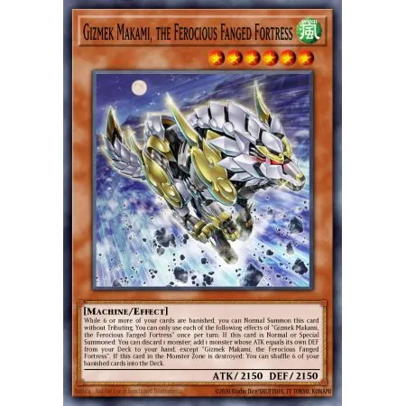 Gizmek Makami, the Ferocious Fanged Fortress (Common)