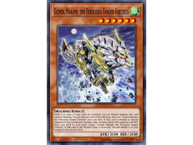 Gizmek Makami, the Ferocious Fanged Fortress (Common)