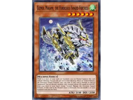 Gizmek Makami, the Ferocious Fanged Fortress (Common)