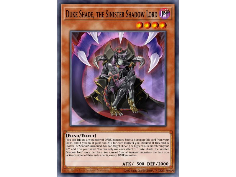 Duke Shade, the Sinister Shadow Lord (Common)