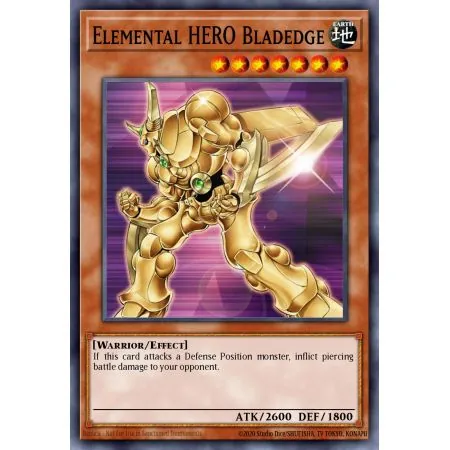 Elemental HERO Bladedge (Super Rare)