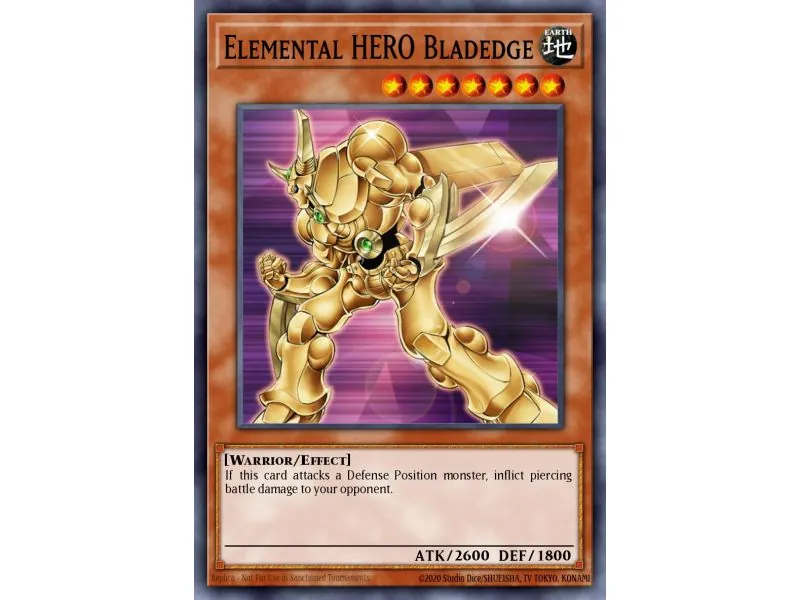 Elemental HERO Bladedge (Super Rare)
