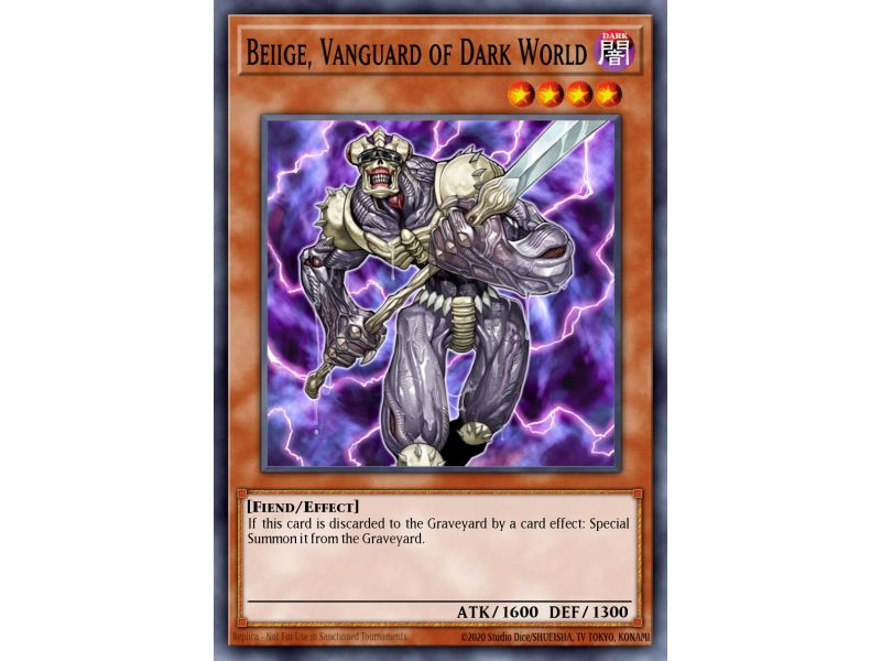 Beiige, Vanguard of Dark World (Common)