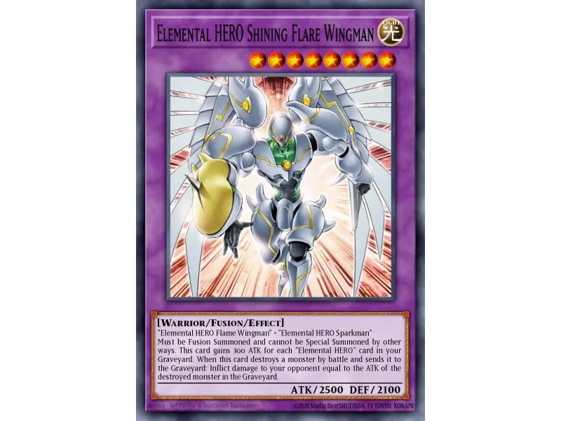 Elemental HERO Shining Flare Wingman (Ultimate Rare)