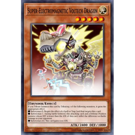 Super-Electromagnetic Voltech Dragon (Super Rare)