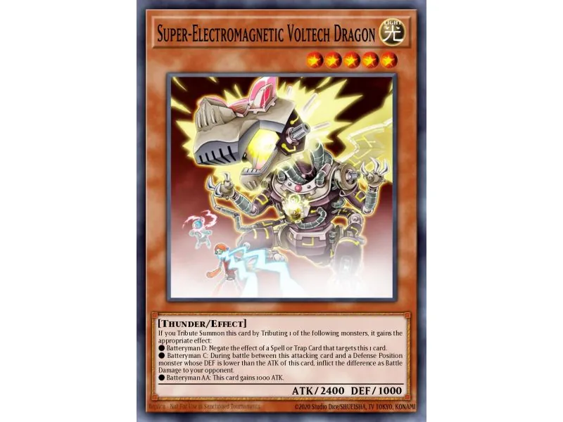 Super-Electromagnetic Voltech Dragon (Super Rare)