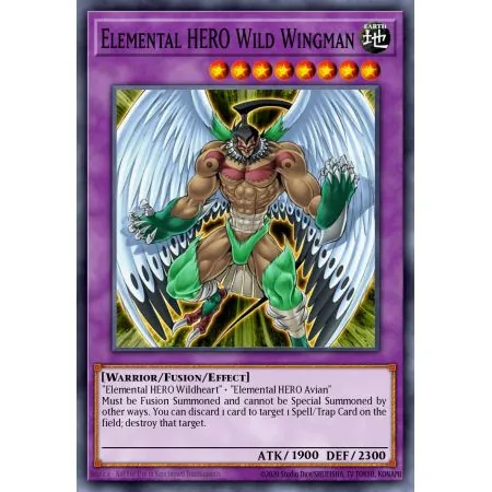 Elemental HERO Wild Wingman (Super Rare)