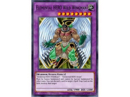 Elemental HERO Wild Wingman (Super Rare)