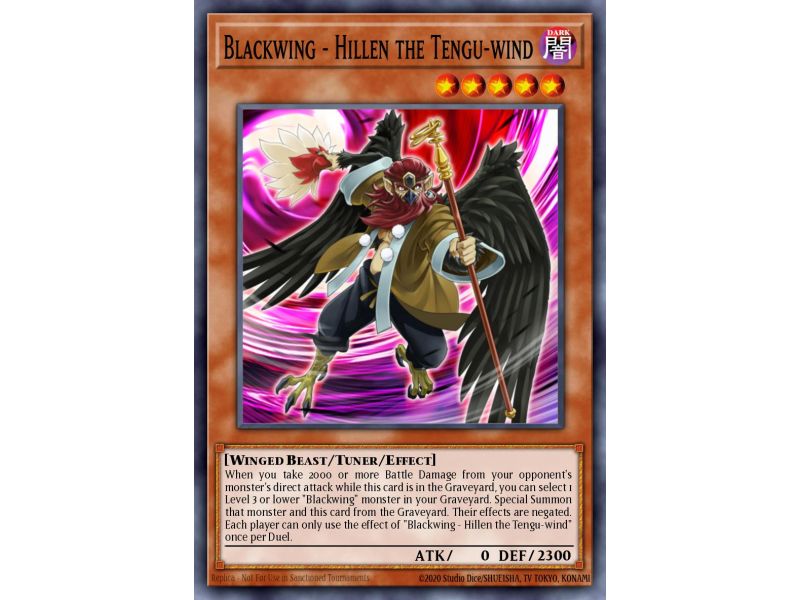 Blackwing - Hillen the Tengu-wind (Super Rare)