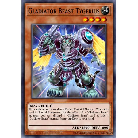 Gladiator Beast Tygerius (Common)