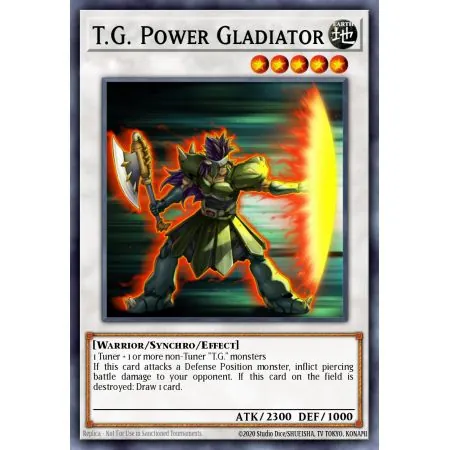 T.G. Power Gladiator (Super Rare)