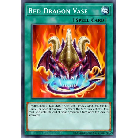 Red Dragon Vase (Common)