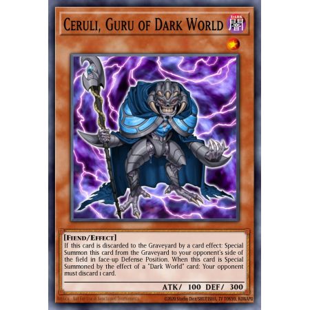 Ceruli, Guru of Dark World (Super Rare)
