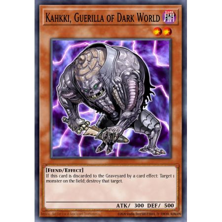 Kahkki, Guerilla of Dark World (Common)