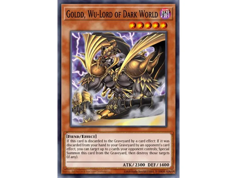 Goldd, Wu-Lord of Dark World (Common)