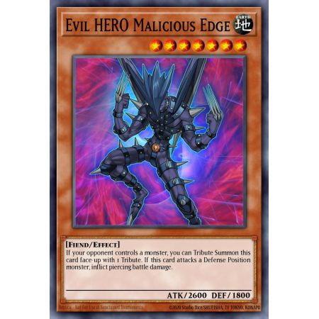Evil HERO Malicious Edge (Super Rare)