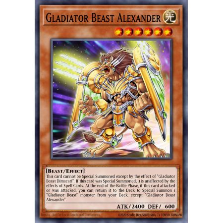Gladiator Beast Alexander (Super Rare)