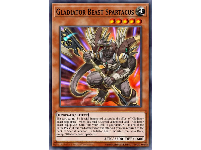 Gladiator Beast Spartacus (Rare)