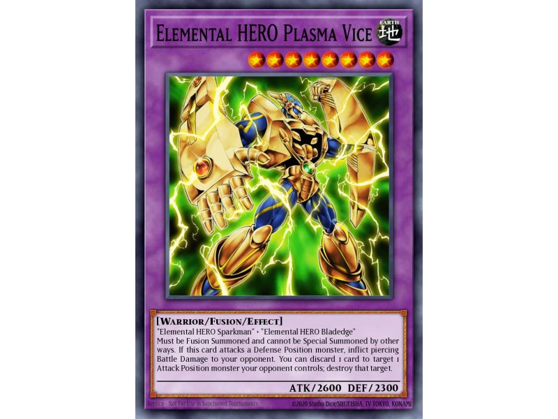 Elemental HERO Plasma Vice (Secret Rare)