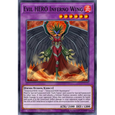 Evil HERO Inferno Wing (Ultimate Rare)