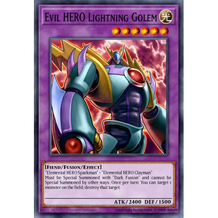 Evil HERO Lightning Golem (Ultimate Rare)