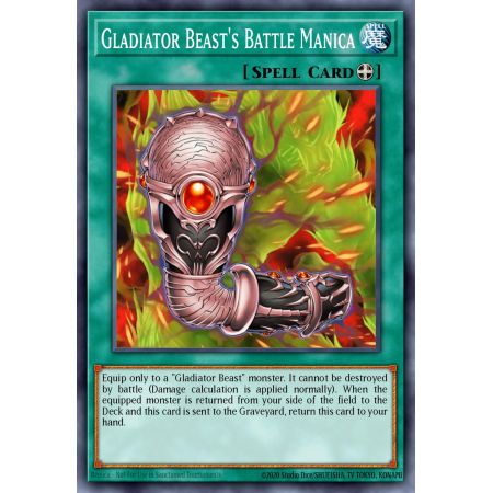 Gladiator Beast's Battle Manica (Rare)