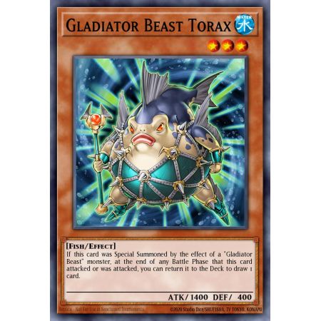 Gladiator Beast Torax (Super Rare)
