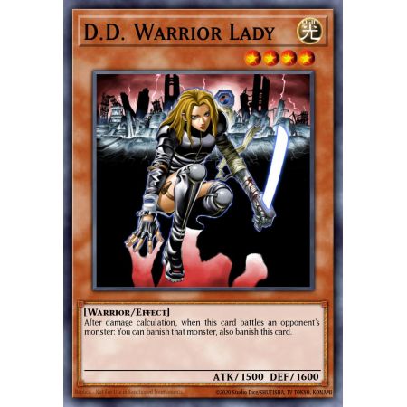 D.D. Warrior Lady (Gold Rare)
