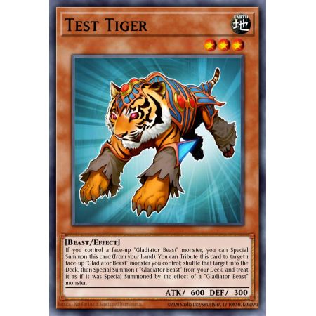 Test Tiger (Gold Rare)