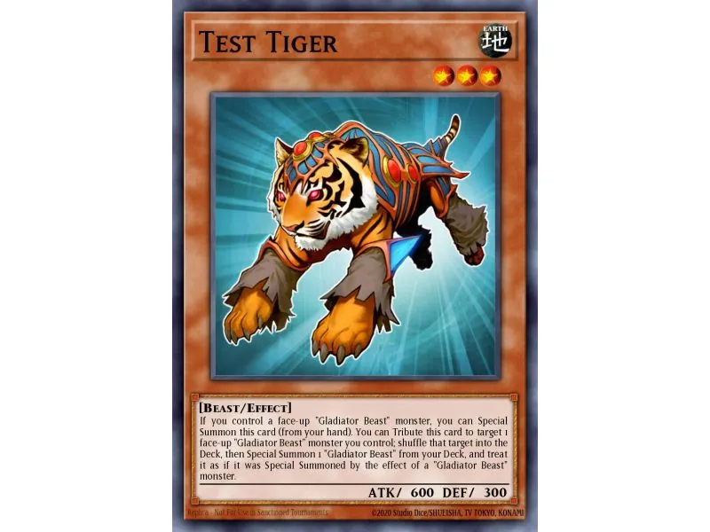 Test Tiger (Gold Rare)