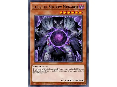 Caius the Shadow Monarch (Gold Rare)
