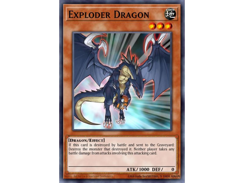 Exploder Dragon (Gold Rare)