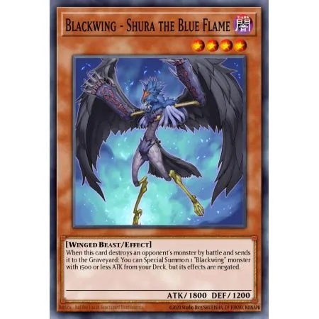 Blackwing - Shura the Blue Flame (Common)