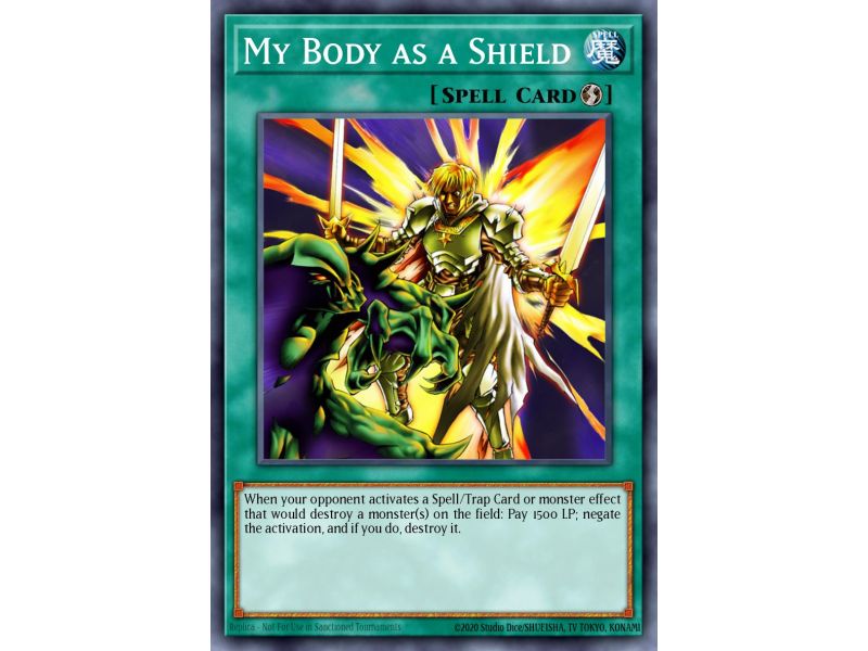 My Body as a Shield (Gold Rare)