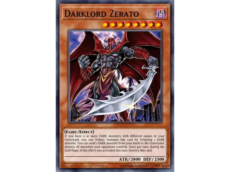 Darklord Zerato (Gold Rare)