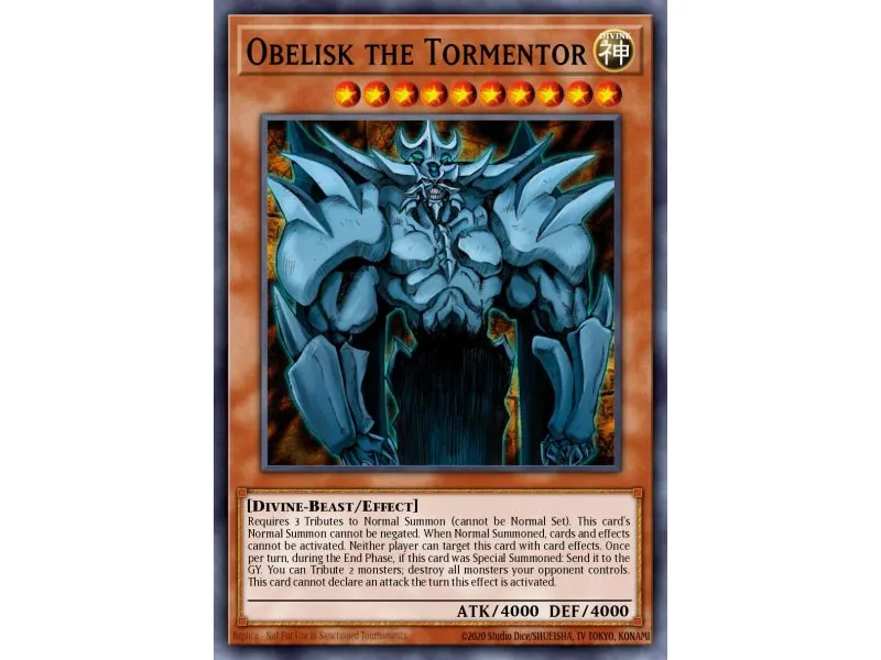 Obelisk the Tormentor (Gold Rare)