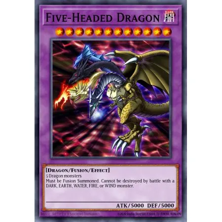 Five-Headed Dragon (Gold Rare)