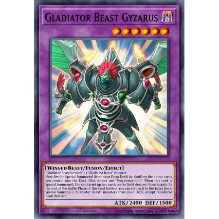 Gladiator Beast Gyzarus (Gold Rare)