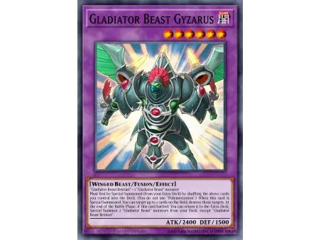 Gladiator Beast Gyzarus (Gold Rare)